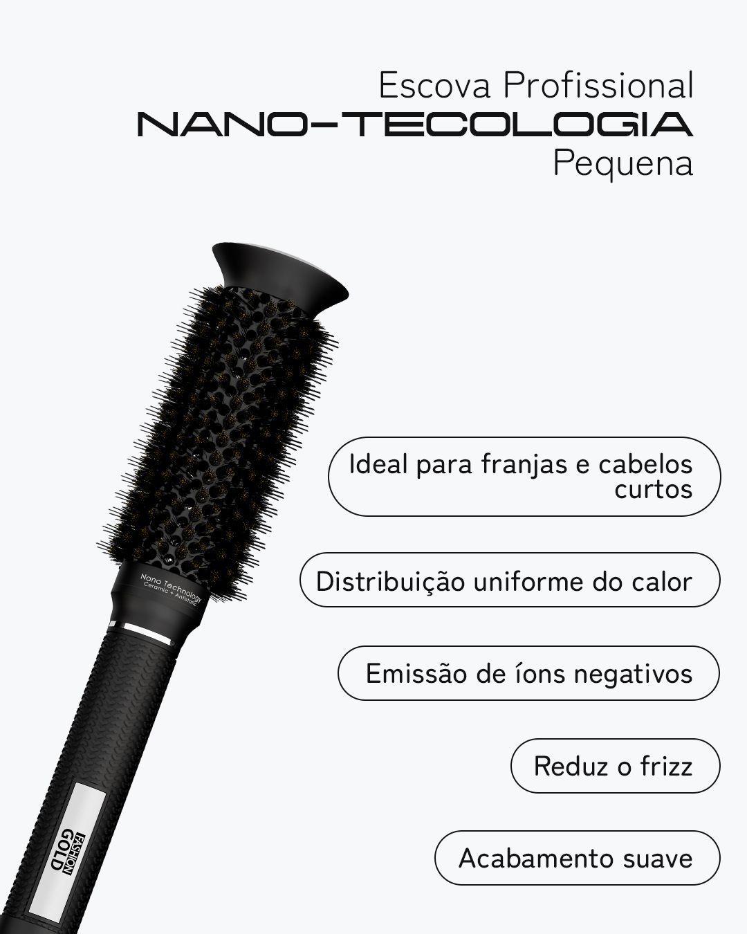 Kit de Cepillos Profesionales Stylist Fashion Gold-3