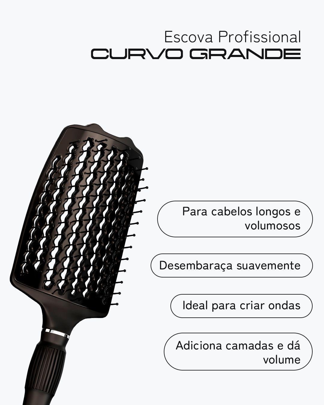 Kit de Cepillos Profesionales Stylist Fashion Gold-6