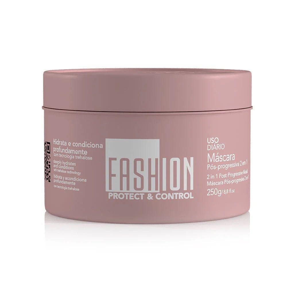 KIT Cronograma Capilar Lata 3x250 Fashion Gold Alisado y PC Shampoo mas Mask-3