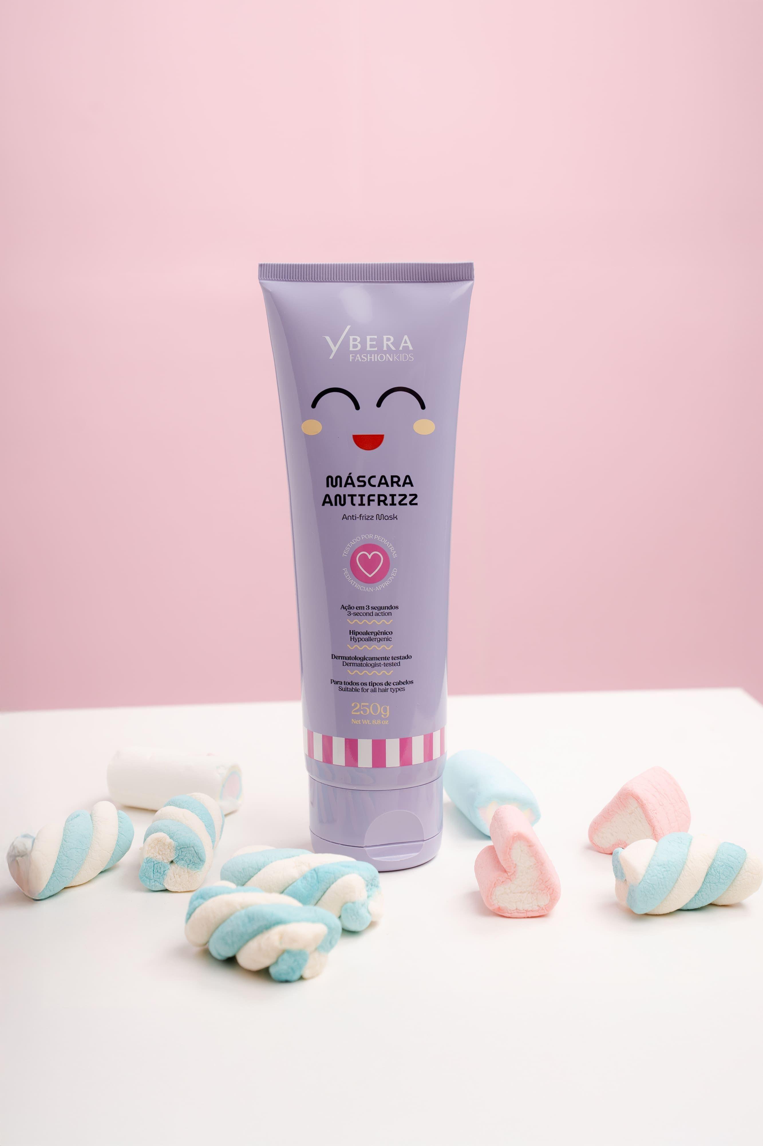 KIT Cronograma NINA Fashion Kids Lata (3X250 g) y Leave In Desenredante de 150ml-5