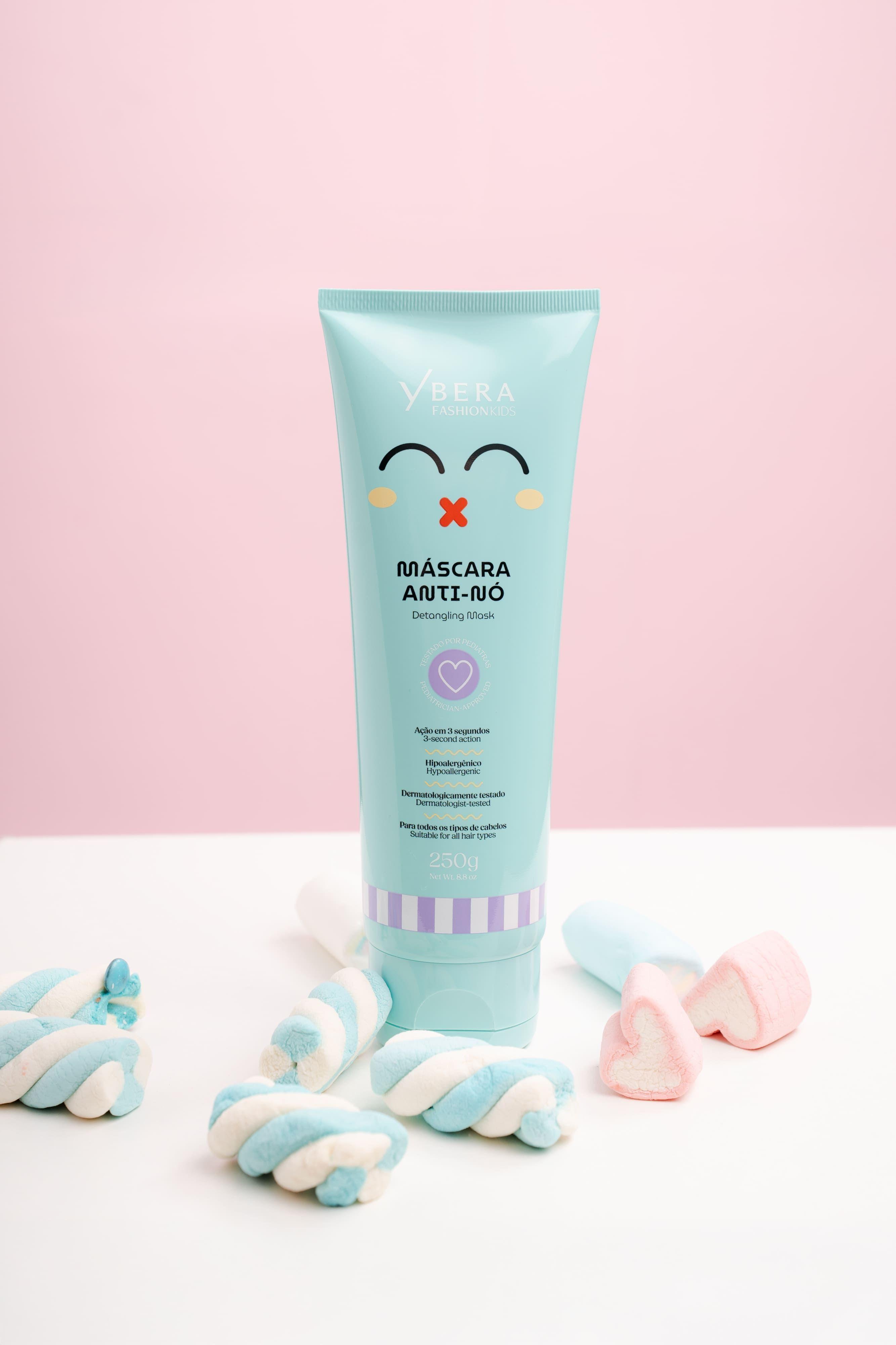 KIT Cronograma NINA Fashion Kids Lata (3X250 g) y Leave In Desenredante de 150ml-6