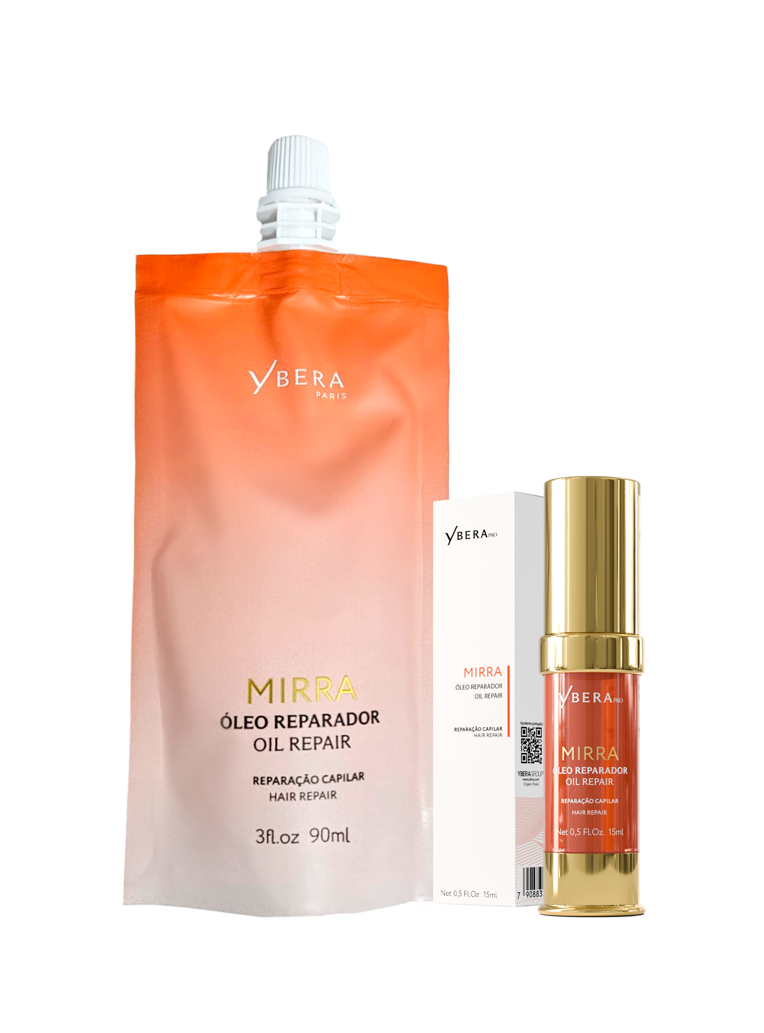 KIT Mirra Oil Sachet 90 ml m s Oil Repair 15 ml-0