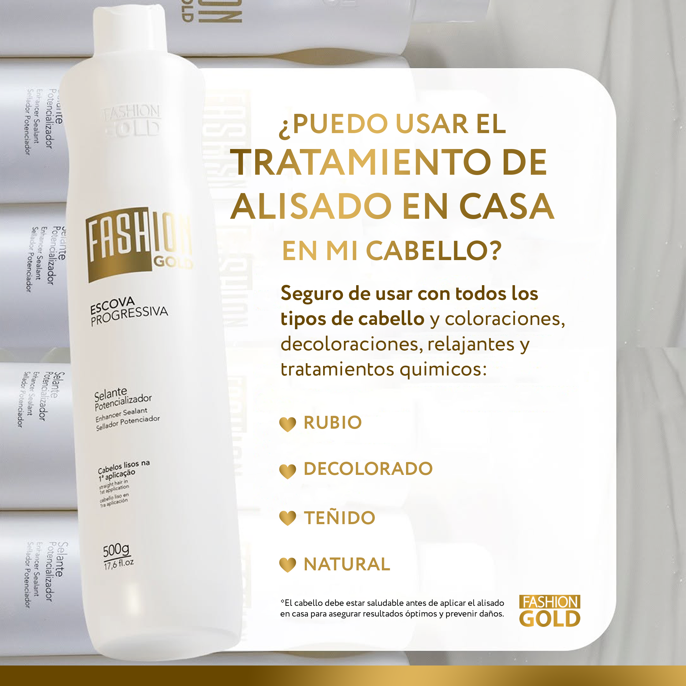 Fashion Gold Alisado en Casa 150 g-7