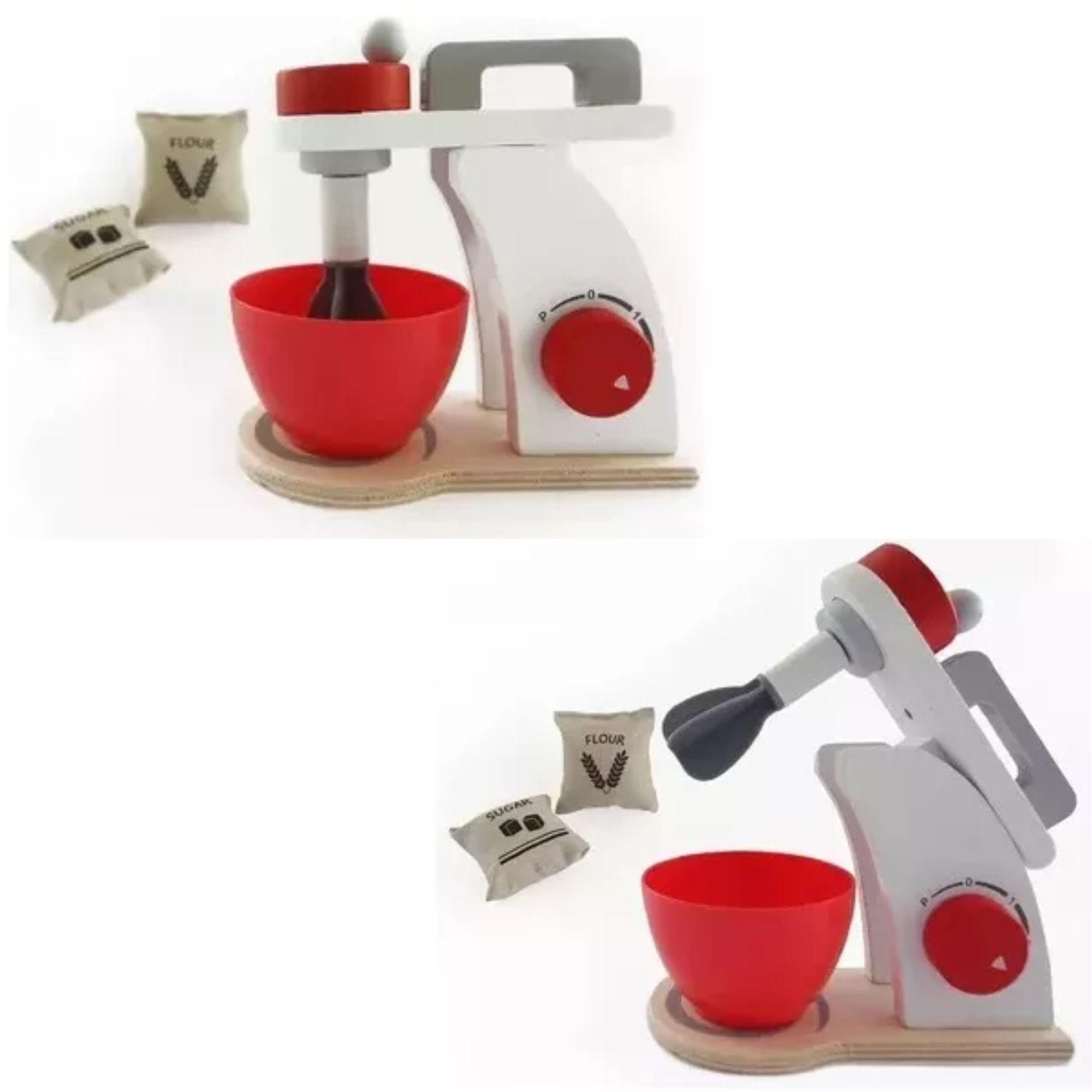 Batidora De Juguete De Madera Juegos Para Niños Y Niñas-0