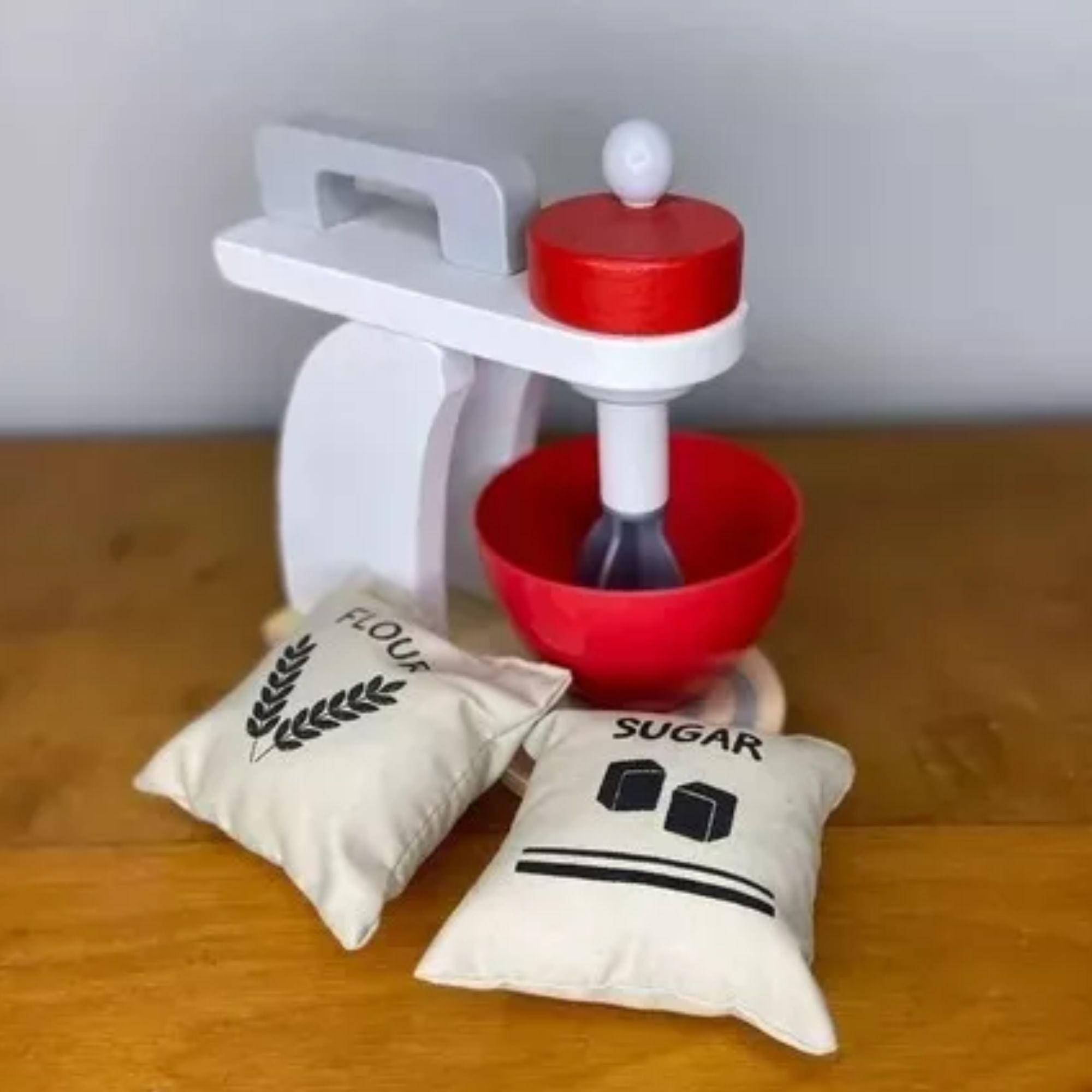 Batidora De Juguete De Madera Juegos Para Niños Y Niñas-1