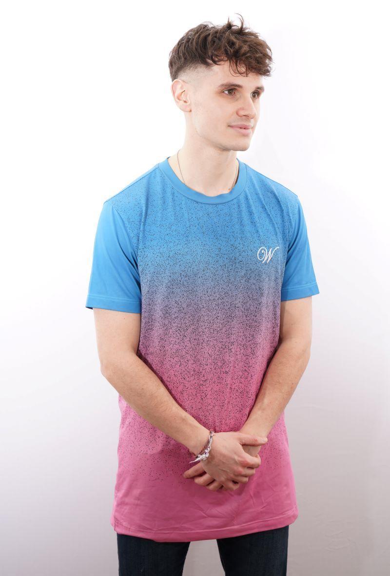 Polera azul y rosa   Super fit-2