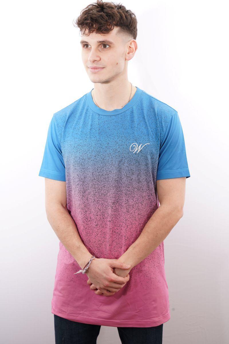 Polera azul y rosa   Super fit-1