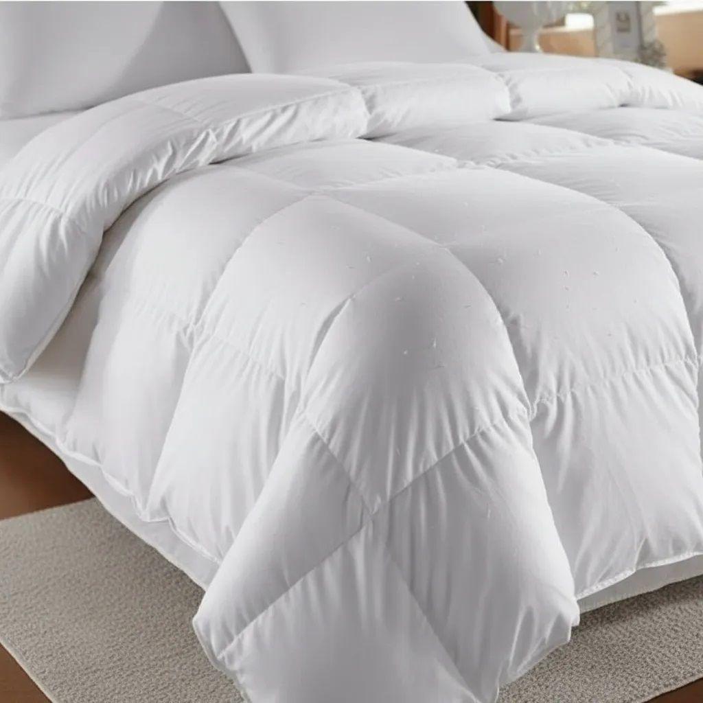 Plumón Pluma de Ganso Super King Blanco 600GSM RDS-2