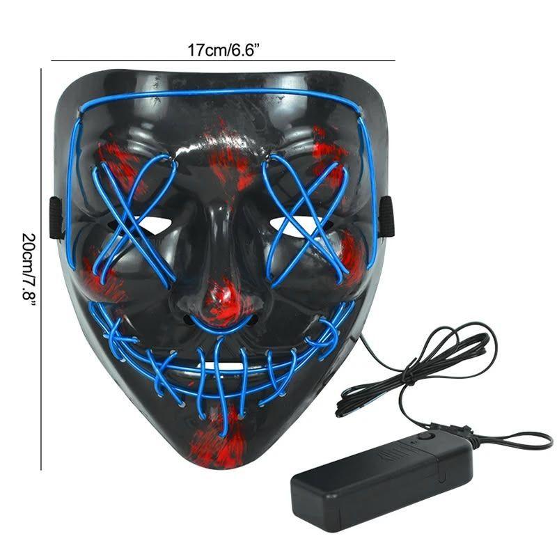 Mascaras led Halloween la Purga-1