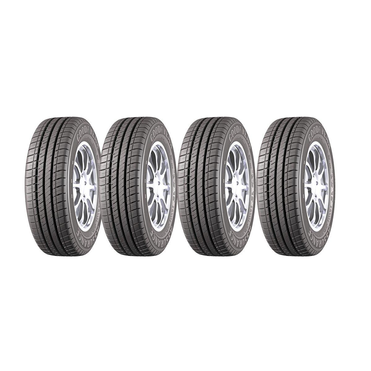SET 4 NEUMATICOS GOODYEAR 185/60 R14 82T ASSURANCE-0
