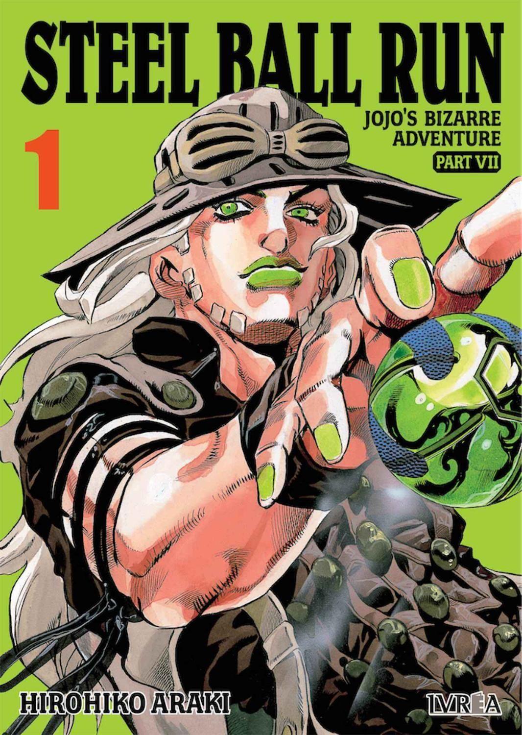 Manga Jojo's Bizarre Adventure Parte 7: Steel Ball Run 01 Ivrea Argentina-0