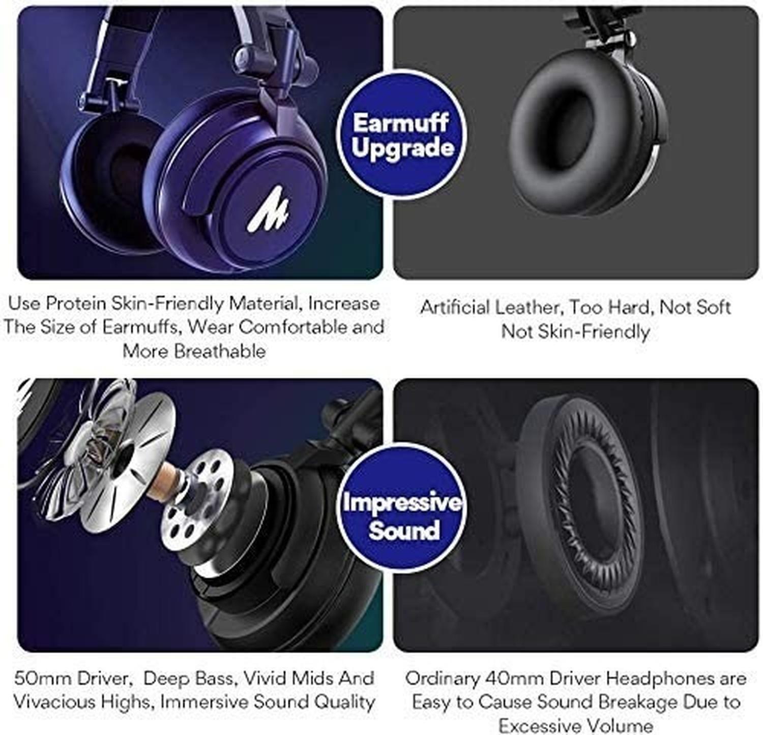 Audífonos Maono Profesional Dj / Monitor Estudio Au-mh601-4