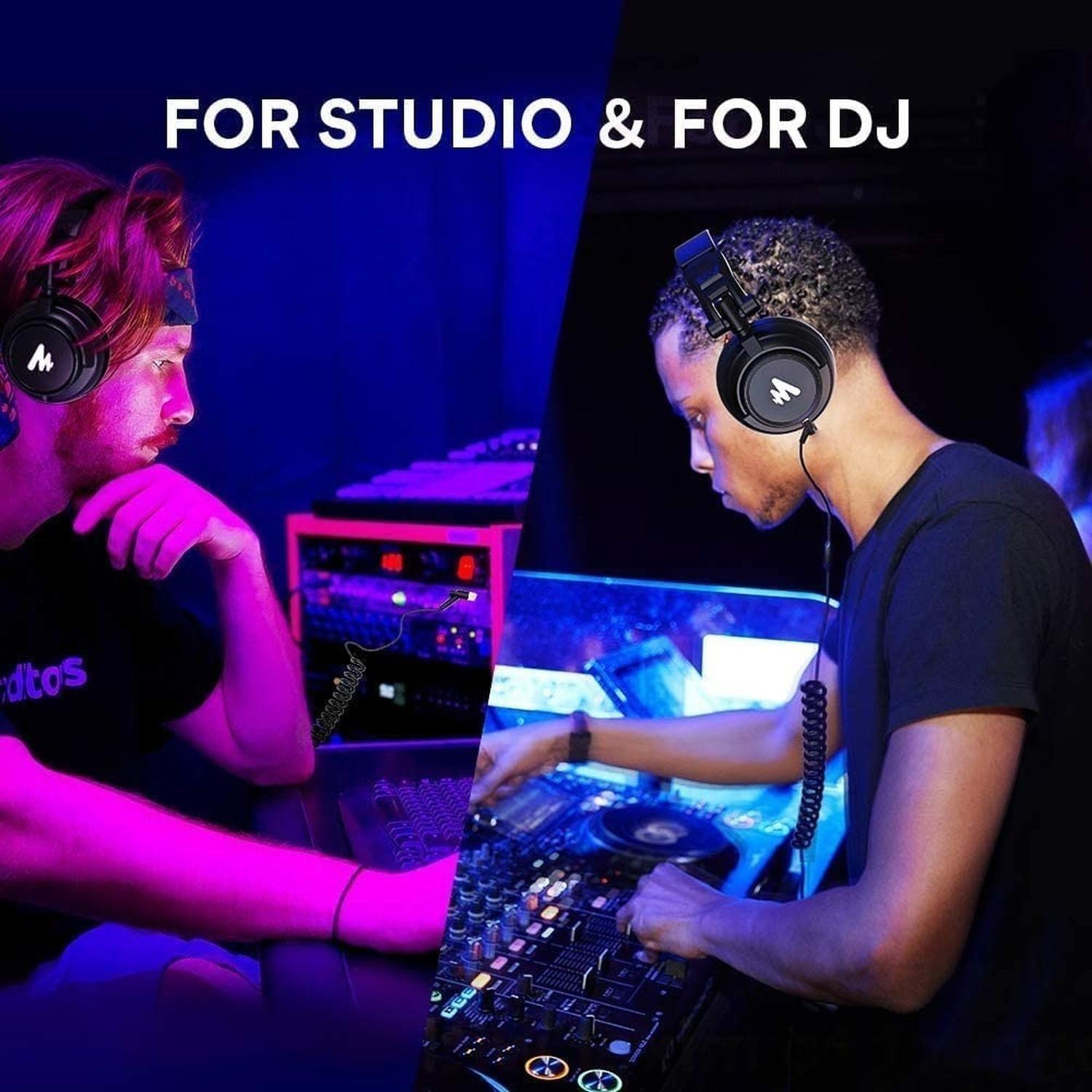 Audífonos Maono Profesional Dj / Monitor Estudio Au-mh601-6