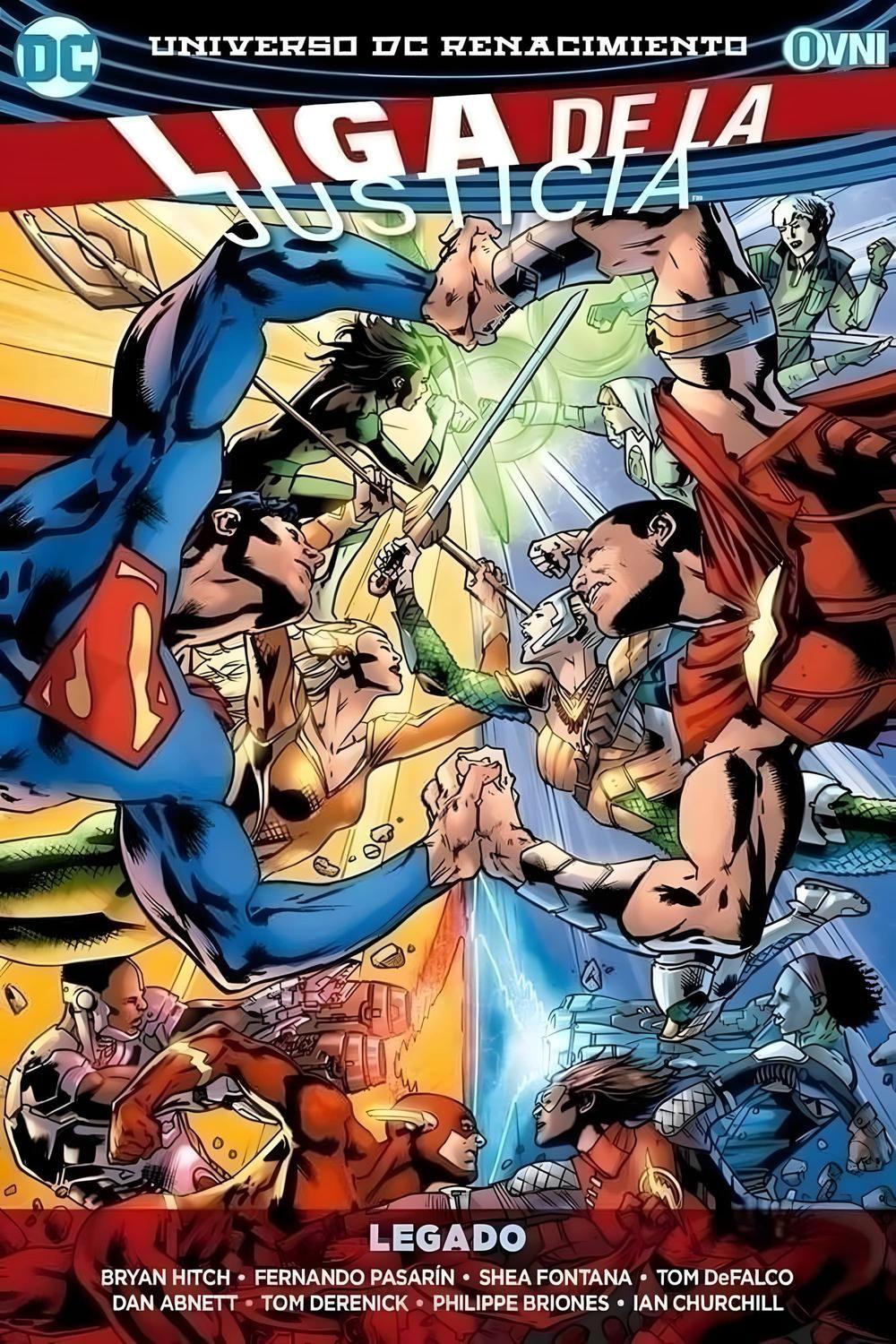 Comic Renacimiento Liga De La Justicia Vol. 04 Legado-0