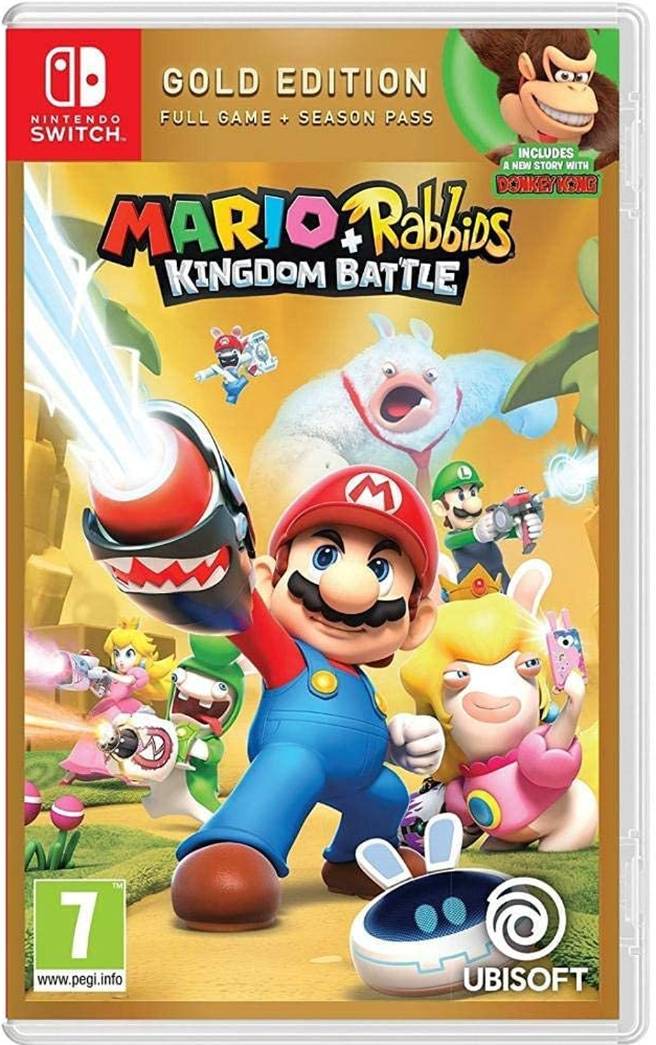 Mario Rabbids Kingdom Battle Gold Edition Nintendo Switch Fisico-0