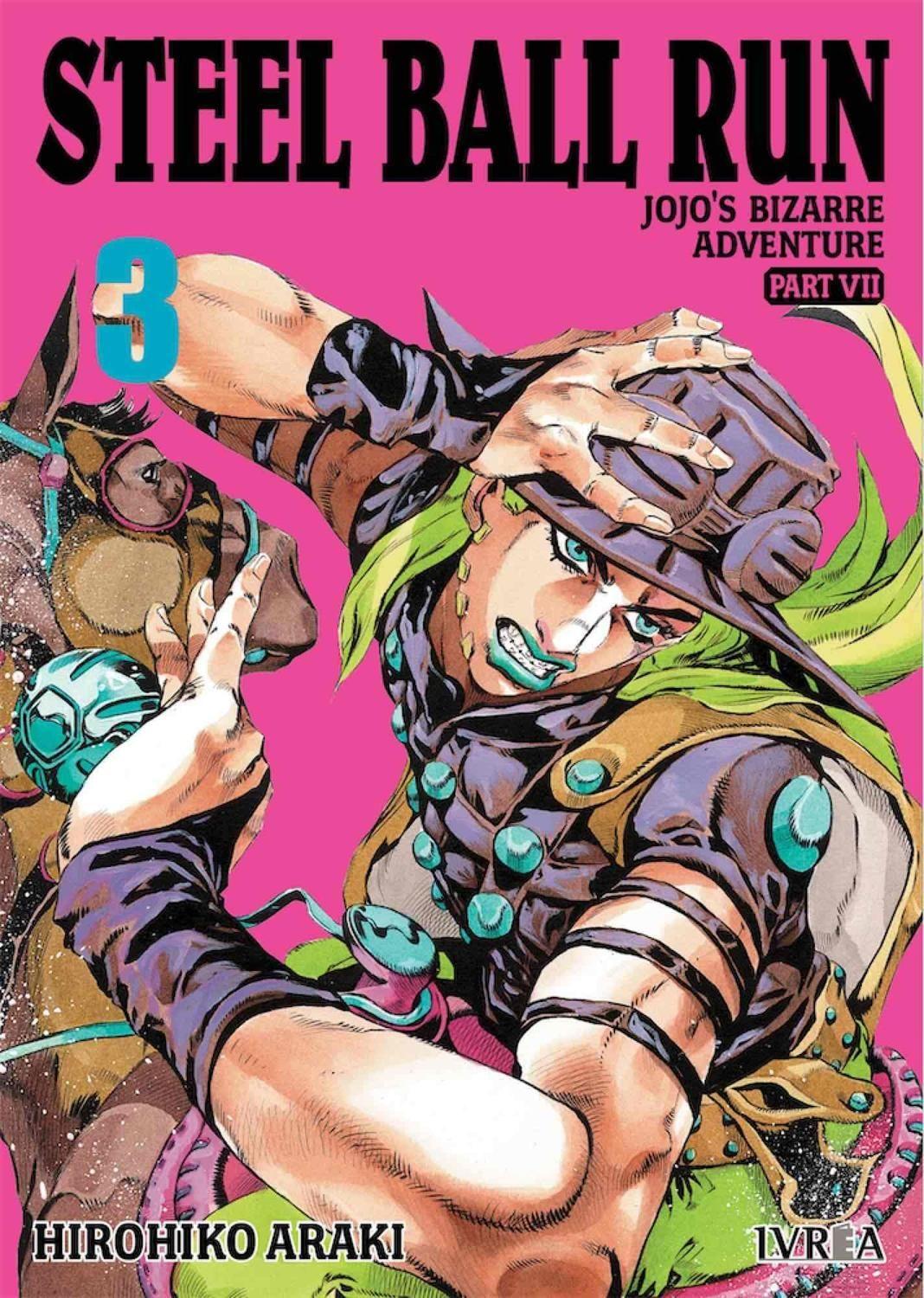 Manga Jojo's Bizarre Adventure Parte 7: Steel Ball Run 03 Ivrea Argentina-0