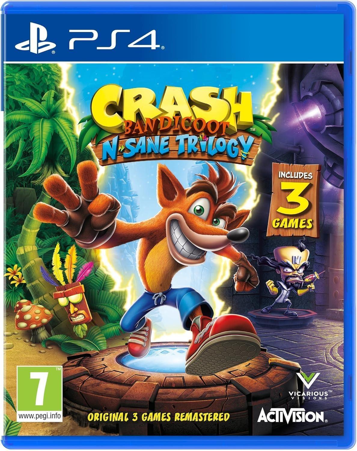 Crash Bandicoot N. Sane Trilogy Ps4 Juego Fisico-0