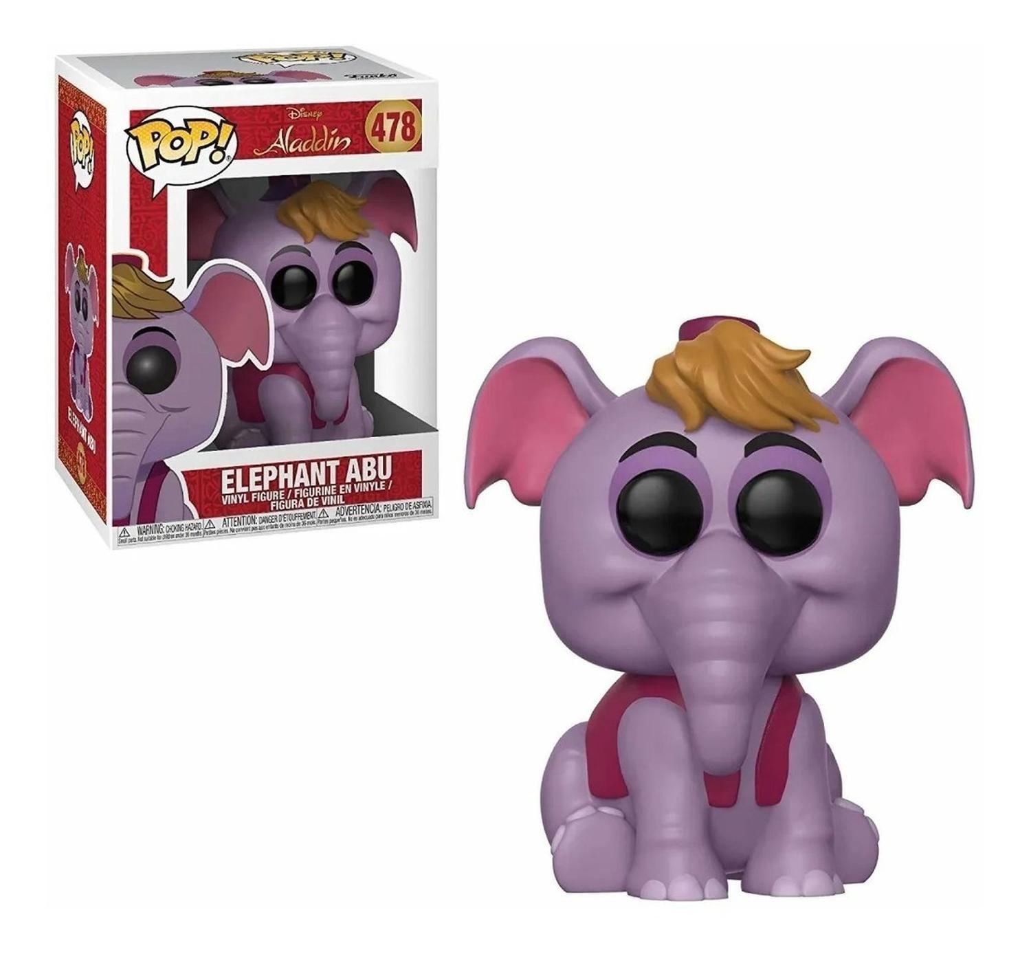 Funko Pop Disney Aladdin Elephant Abu - 478-1