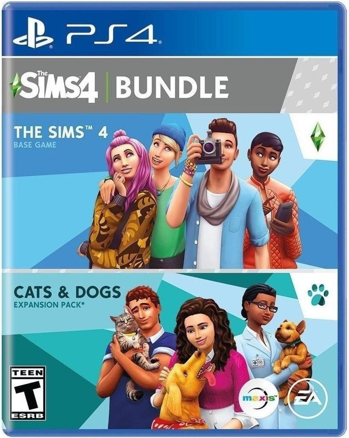 The Sims 4 Plus Cats & Dogs Bundle PS4 Físico-0