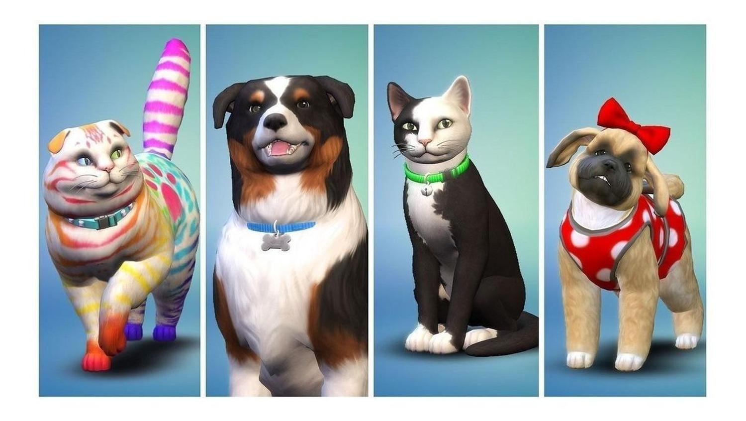 The Sims 4 Plus Cats & Dogs Bundle PS4 Físico-1