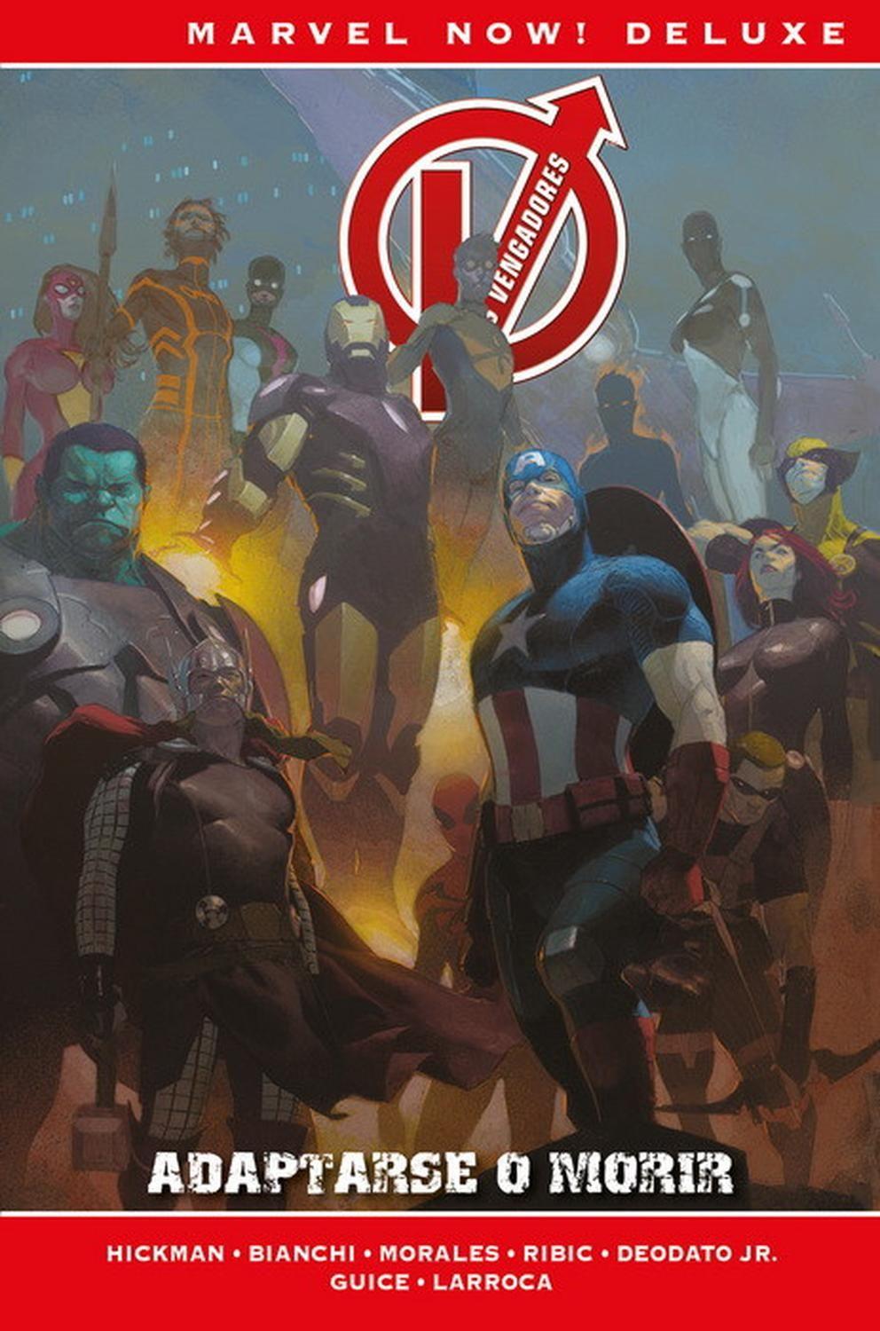 Cómic Los Vengadores De J. Hickman 05 Adaptarse O Morir (Marvel Now! Deluxe)-0
