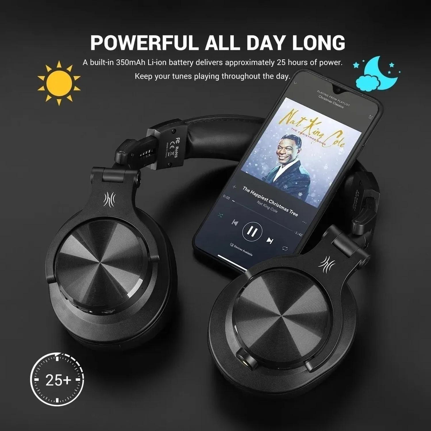 Audífonos Profesional Oneodio Fusion A70 Red Wireless-3