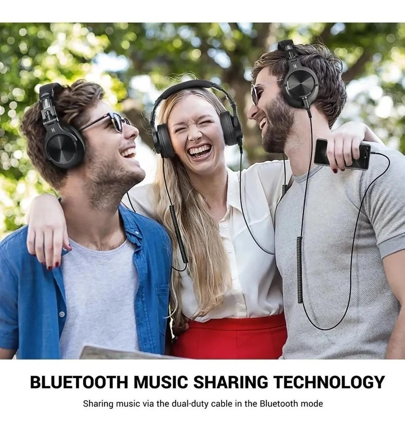 Audífonos Profesional Oneodio Fusion A70 Red Wireless-5
