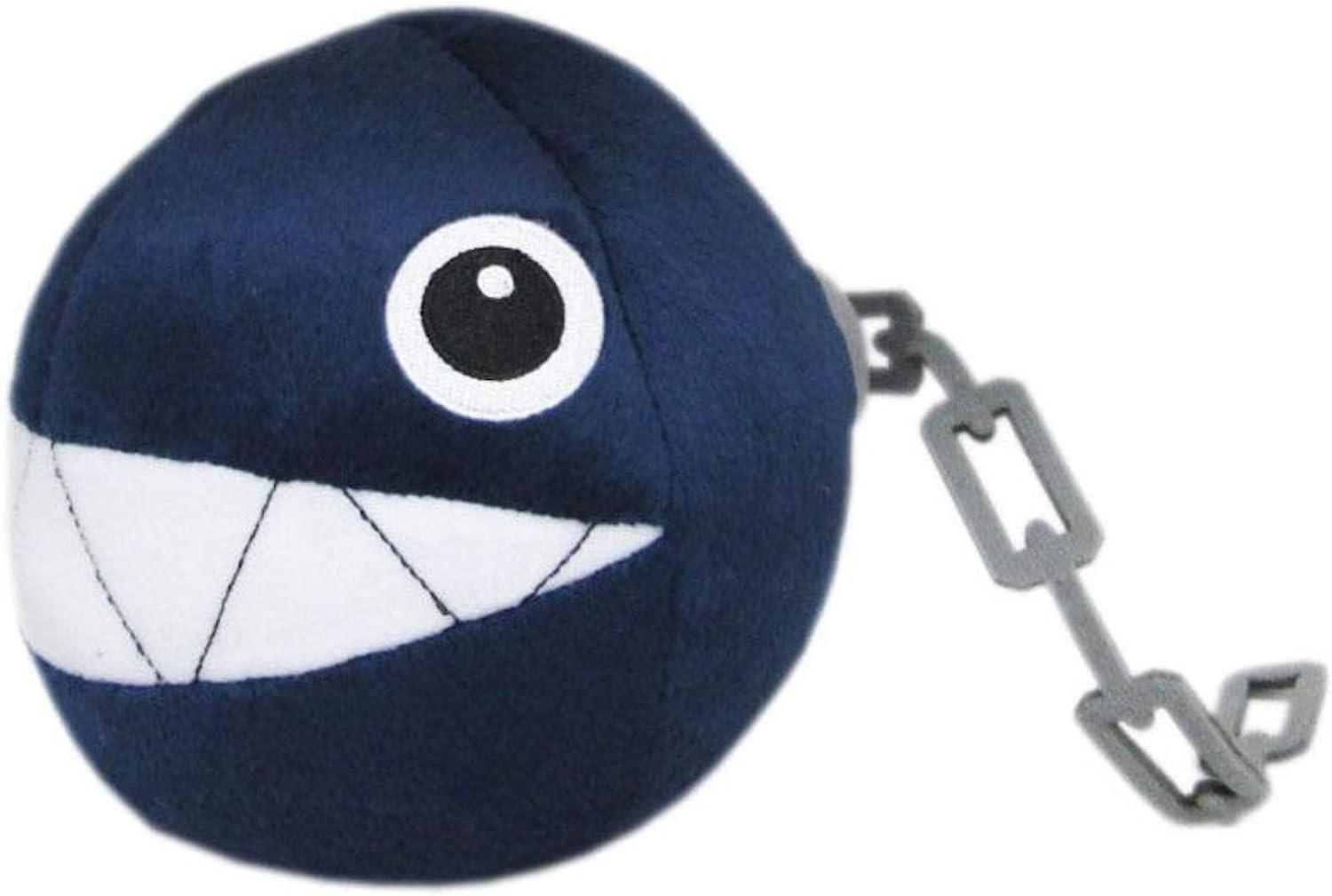Peluche Original Chain Chomp 12cm Super Mario All Star Collection-0