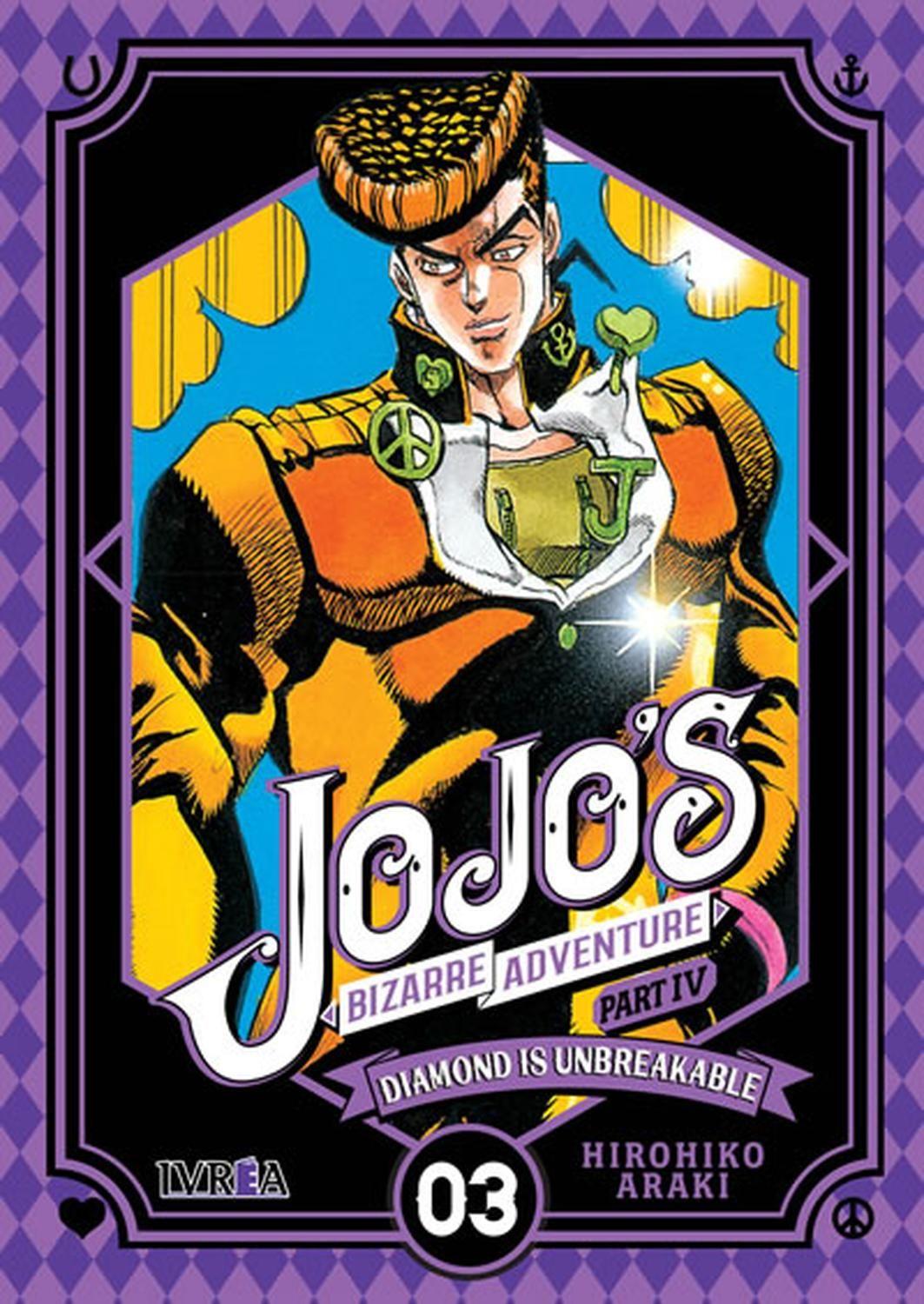 Manga Jojo's Bizarre Adventure Parte 4 Diamond Is Unbreakable 03-0