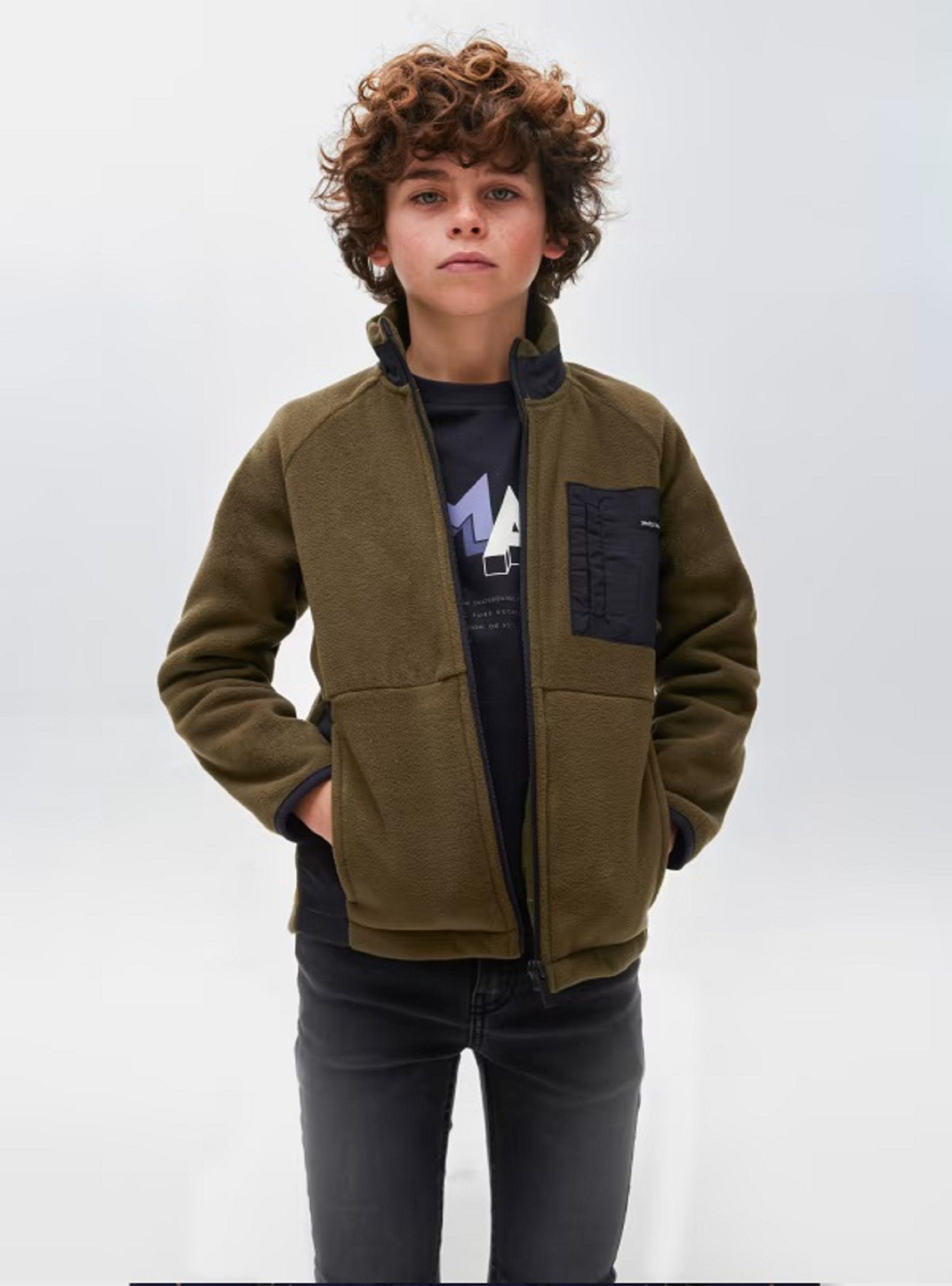 Abrigo tipo Sueter polar combinada chico-0