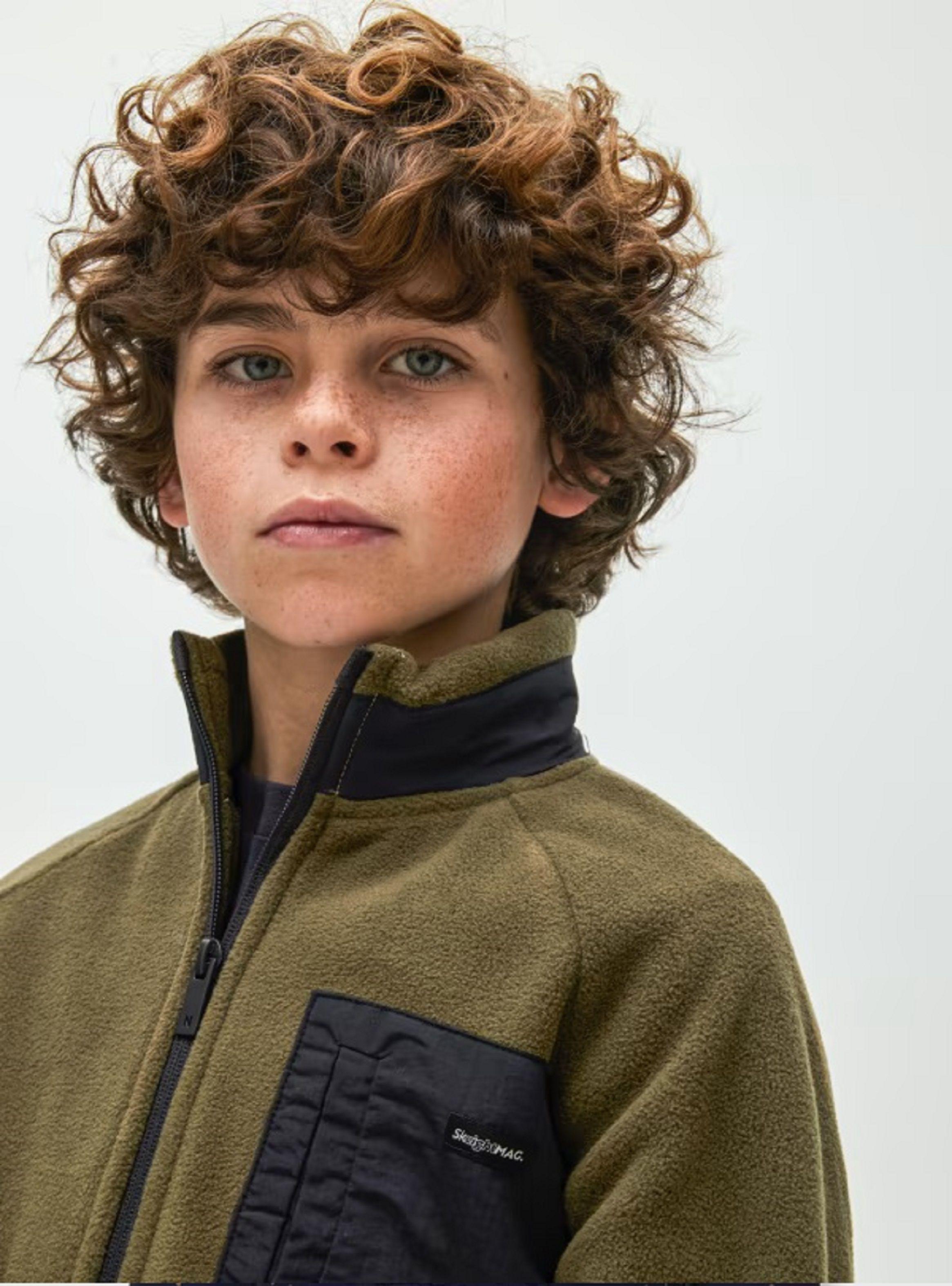 Abrigo tipo Sueter polar combinada chico-5