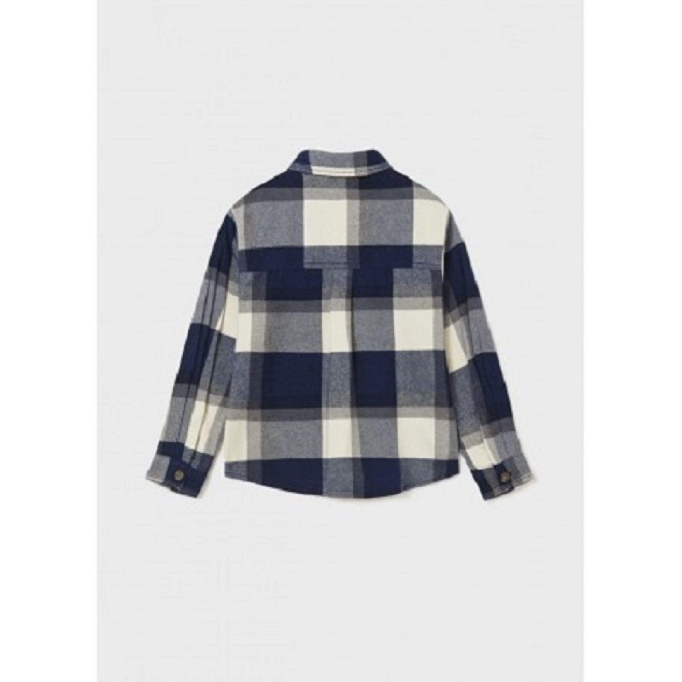 Camisa de Cuadros Niña Azul-1