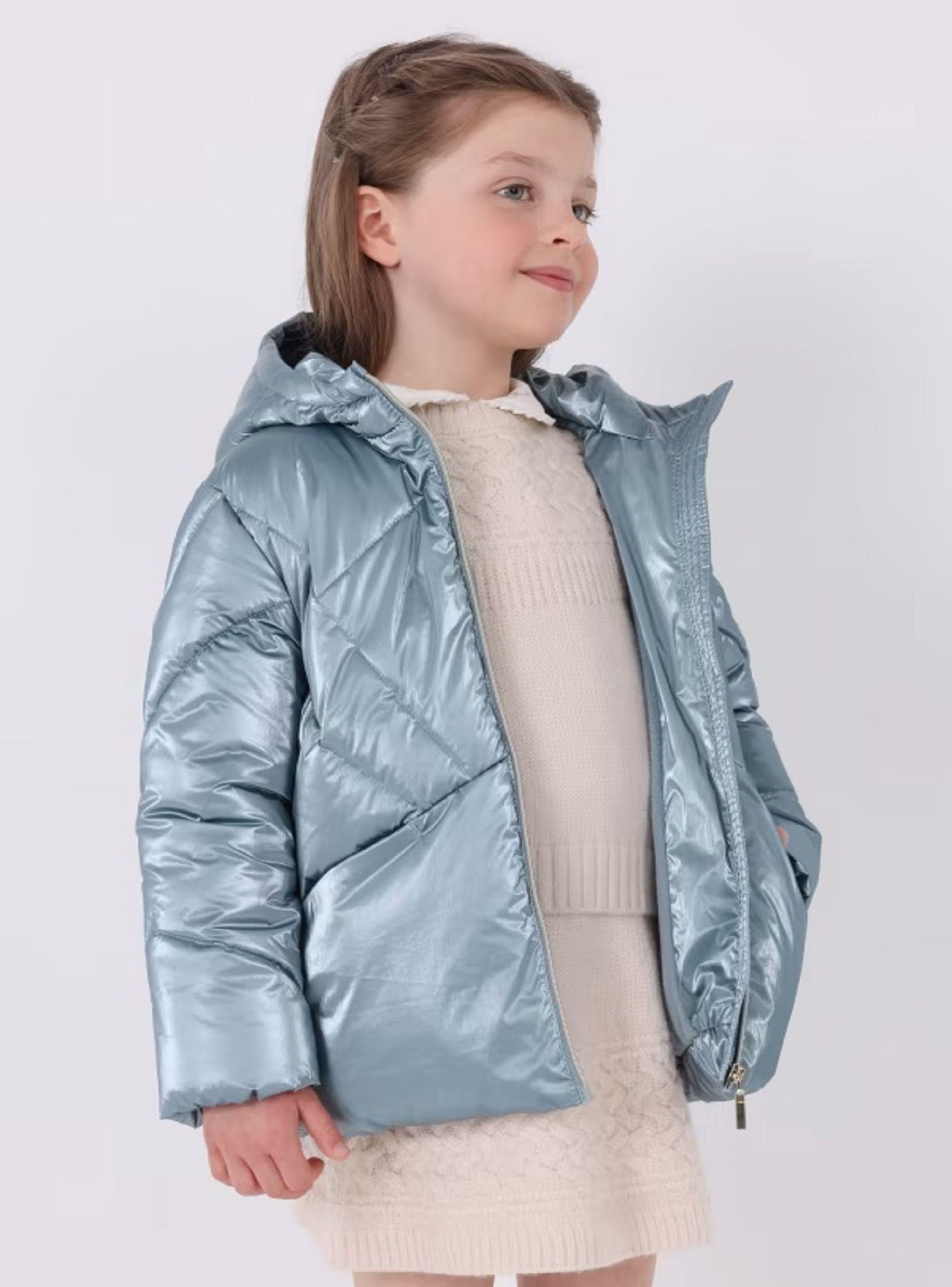 Parka Chaquetón metalizado fibras recicladas niña-2