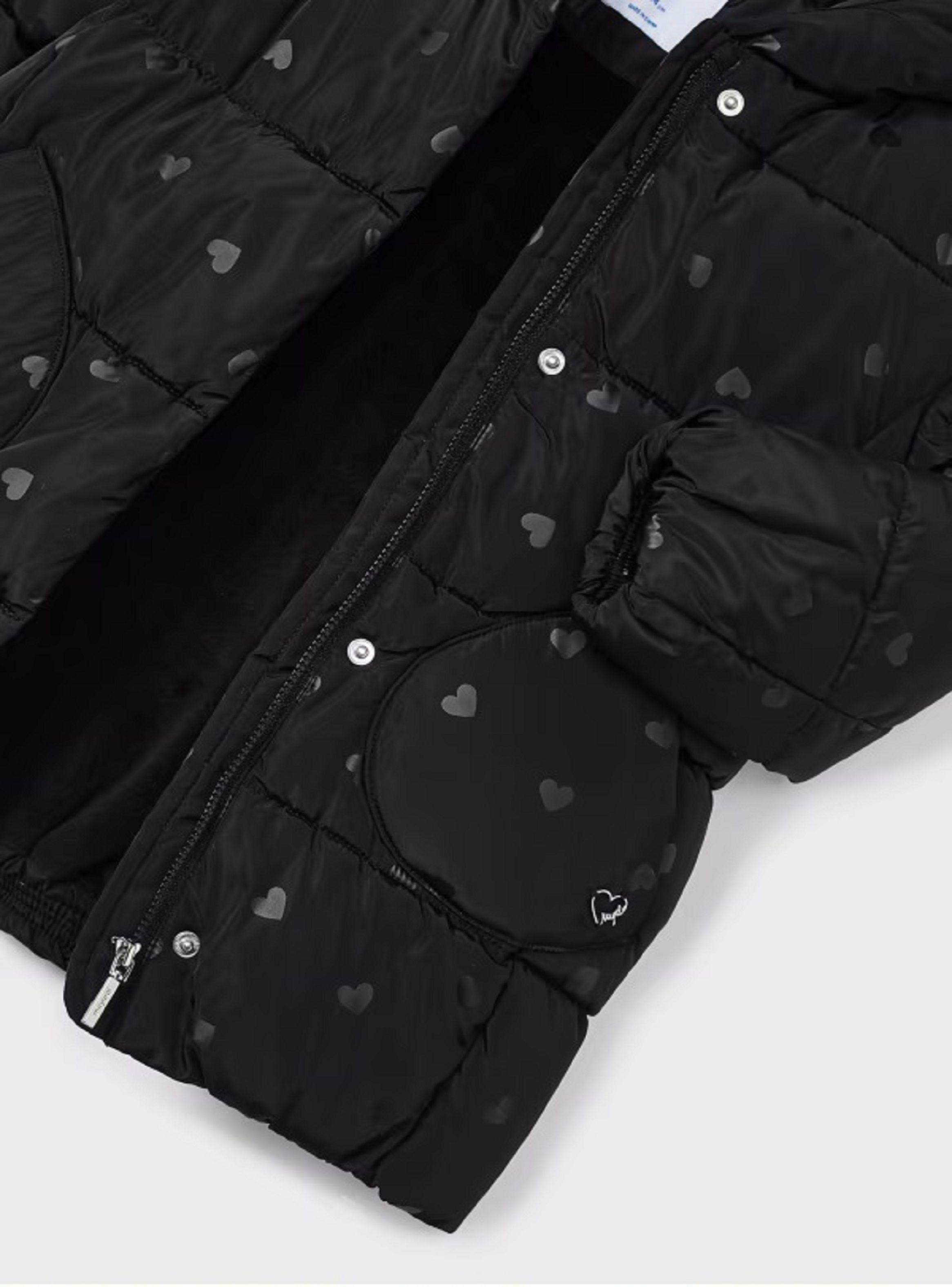 Parka Chaquetón estampado fibras recicladas niña-5