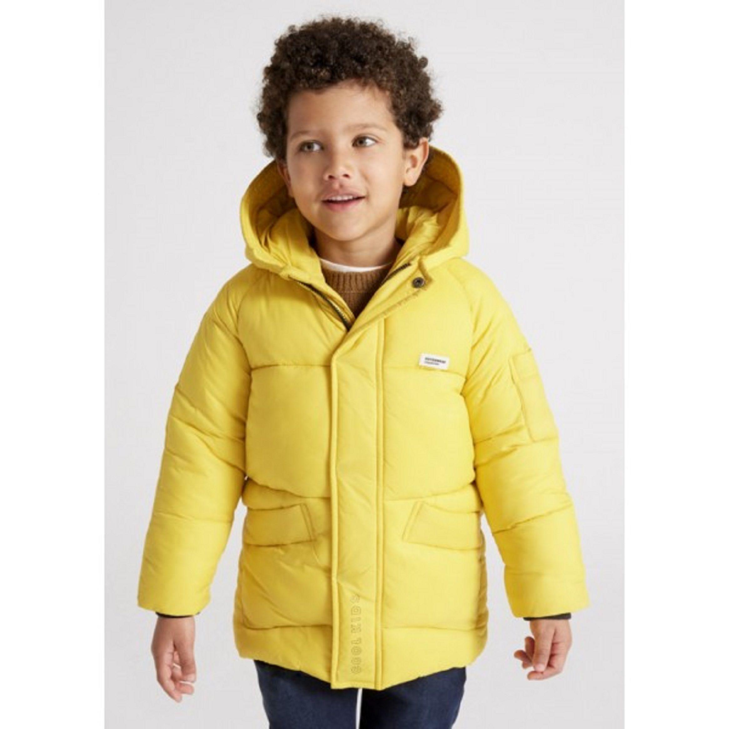 Parka Niño Acolchada Amarilla-0