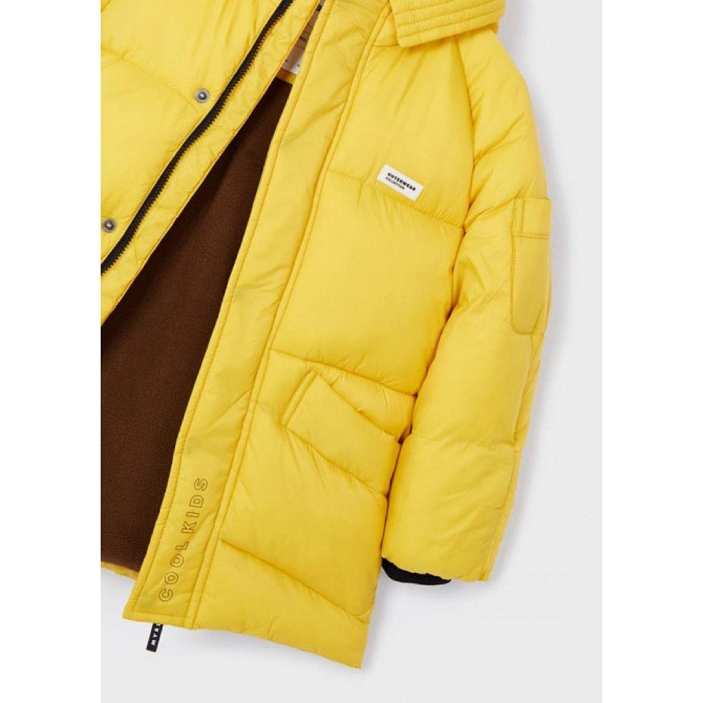 Parka Niño Acolchada Amarilla-1