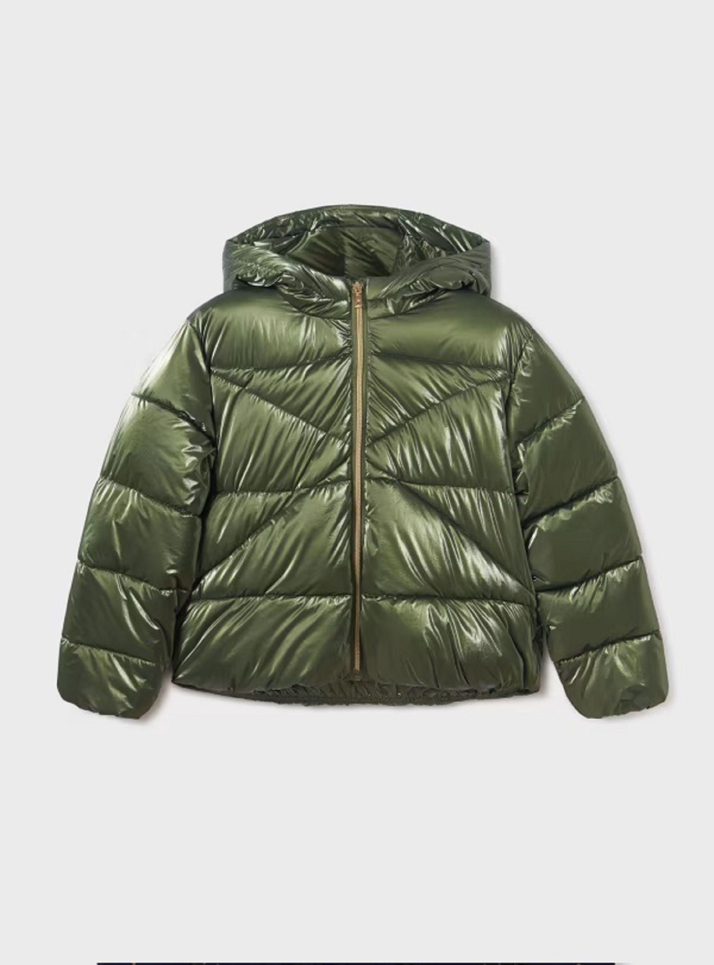 Parka Chaquetón metalizado poliéster reciclado chica-3