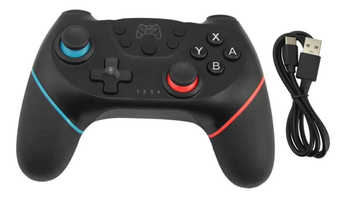 Control Inalámbrico Honson Hs-sw519 Negro Para Nintendo Switch Y Pc Bluetooth-3