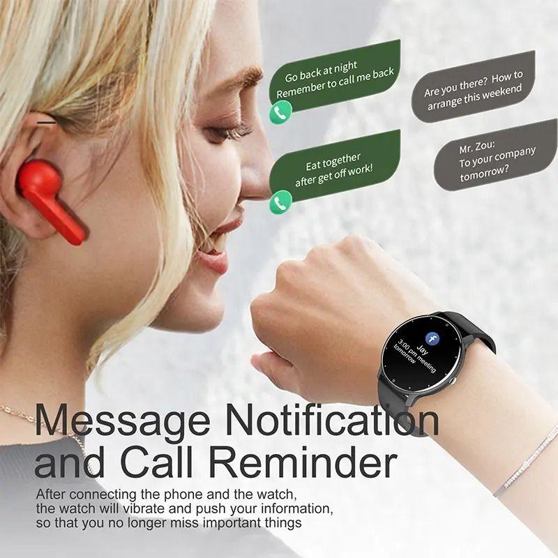 Smartwatch Lige Ip67 Bw0223 Display De 1.39 Con Correa De Silicona - Color Black Negro Black Negro-3