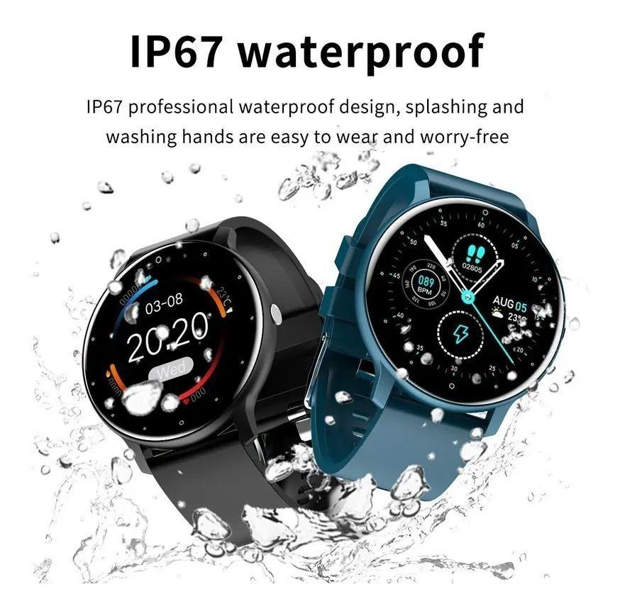 Smartwatch Lige Ip67 Bw0223 Display De 1.39 Con Correa De Silicona - Color Black Negro Black Negro-4