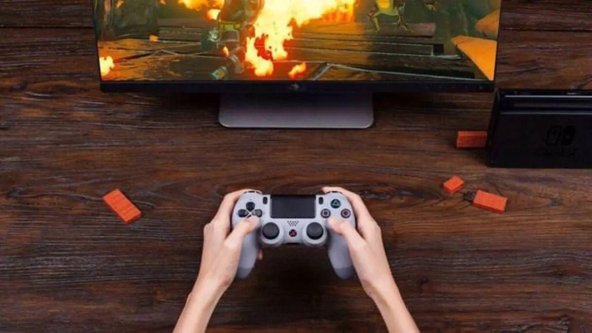 Adaptador Usb 8bitdo Inalambrico Ps4 Nintendo Switch Pc-3