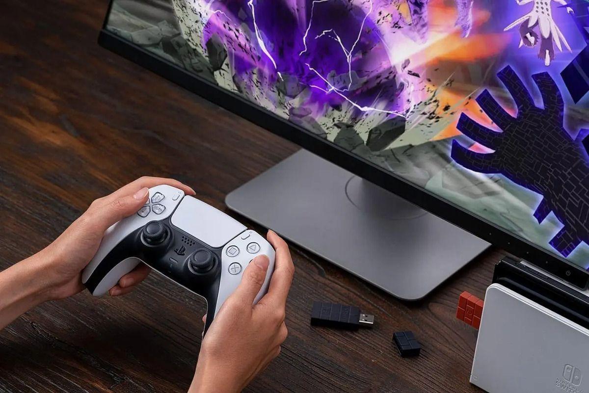 Adaptador Usb 8bitdo Inalambrico Ps4 Nintendo Switch Pc-6
