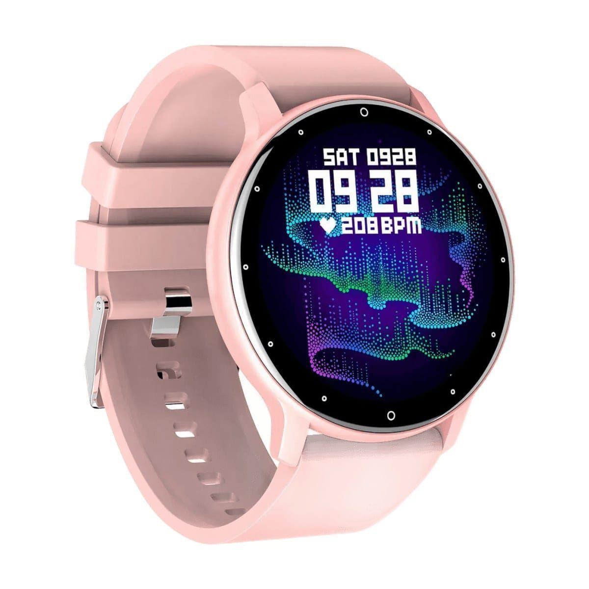 Reloj Inteligente Zwear Zl02 Pro Bt 5.2 Android Ios 1.3 Con Pantalla Rosa Pálido Negro-2