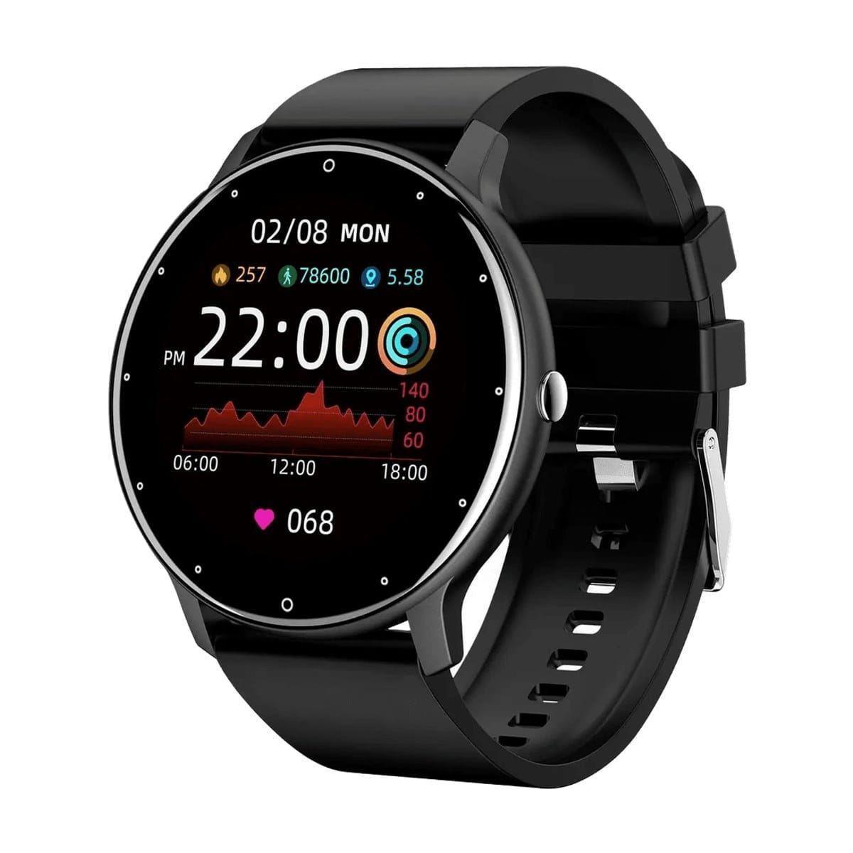 Smartwatch Lige Ip67 Bw0223 Display De 1.39 Con Correa De Silicona - Color Black Negro-0