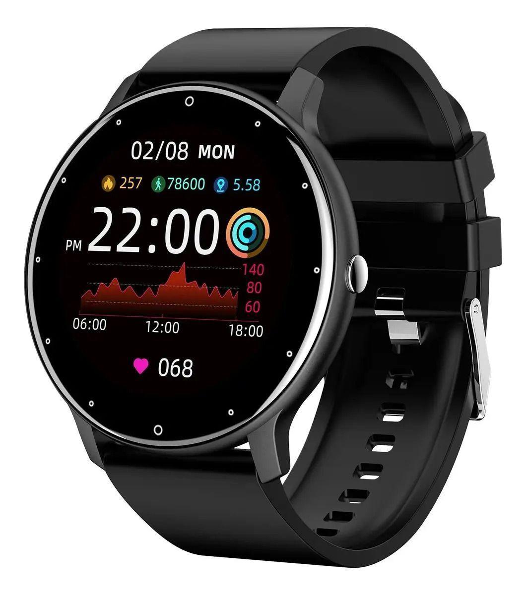 Smartwatch Lige Ip67 Bw0223 Display De 1.39 Con Correa De Silicona - Color Black Negro-1