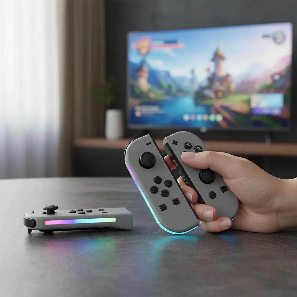 Control Inalámbrico Joystick Compatible Switch/oled Joy-con Rgb-4