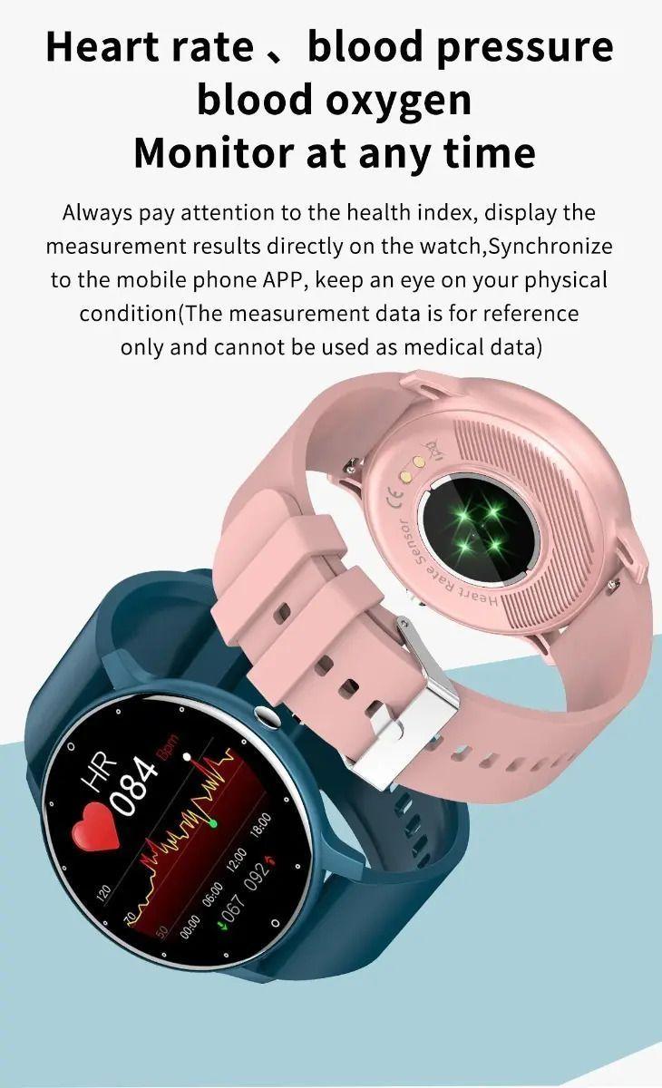 Zl02 Reloj Inteligente Smartwatch Deporte Act Cardiaca Negro Mesh-4