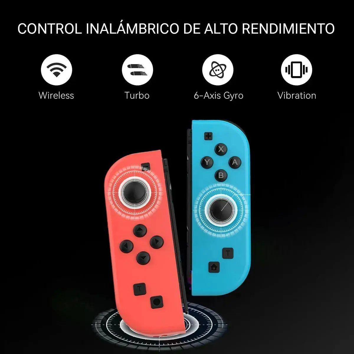 Control Inalámbrico Joystick Compatible Switch/oled Joy-con Azul-7