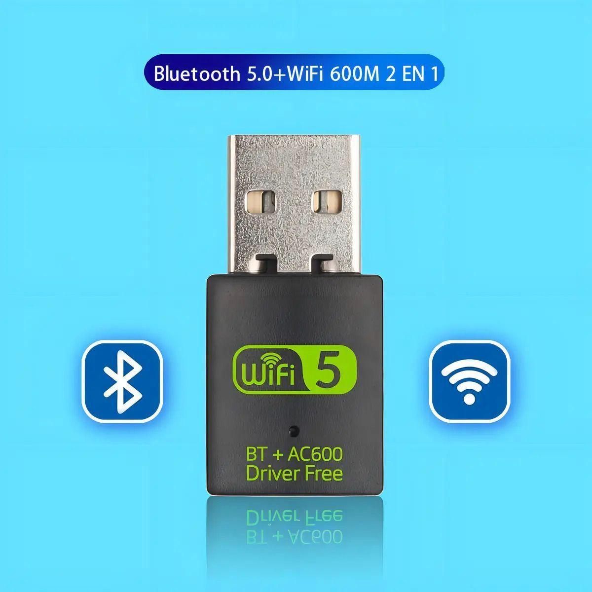 Usb Wifi Bluetooth 4.2 600 Mbps Dual Band 2.4 5ghz-4