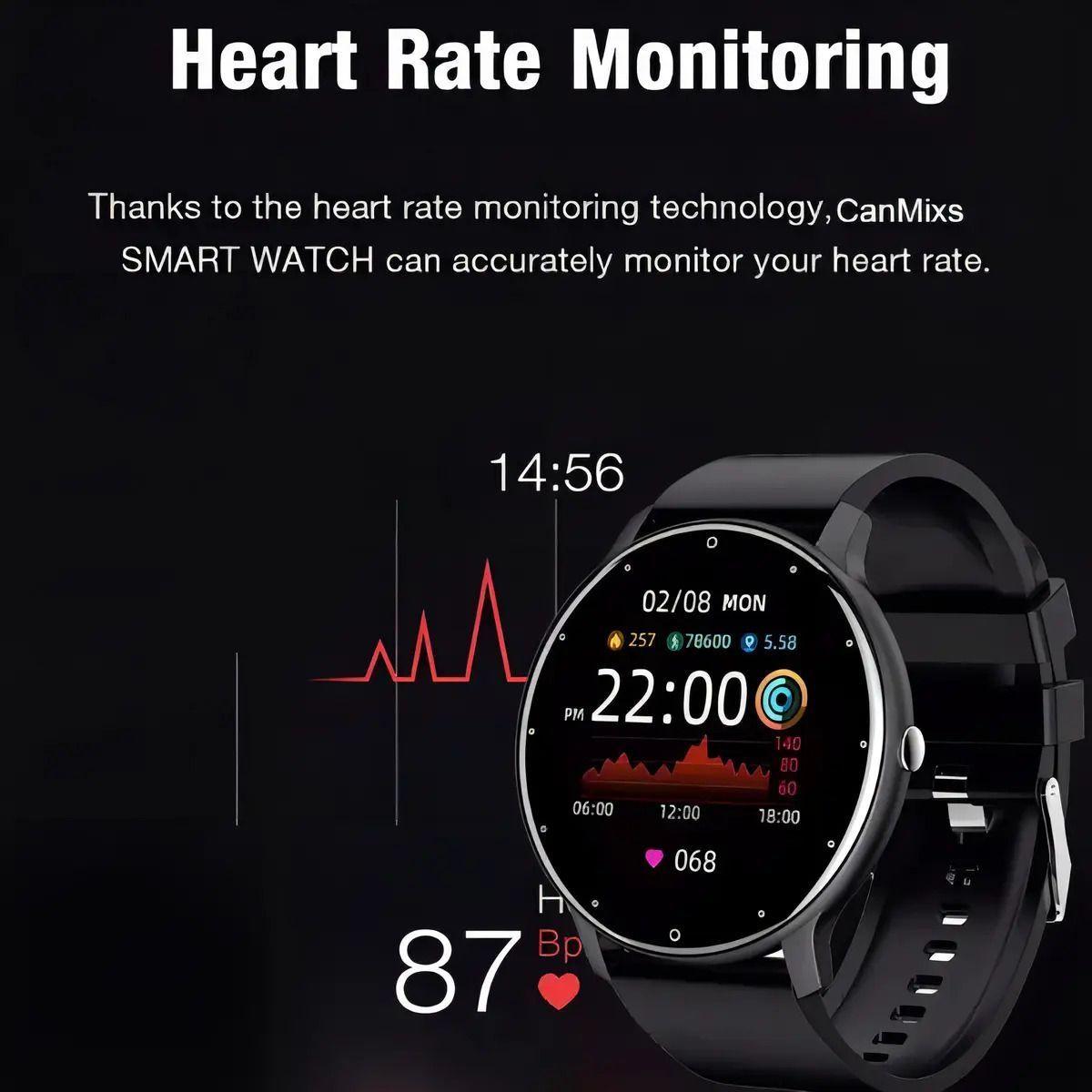 Relojes Inteligentes Monitorea El Movimiento Del Cuerpo Caja Rosa Pálido Correa Rosa Pálido Bisel-2
